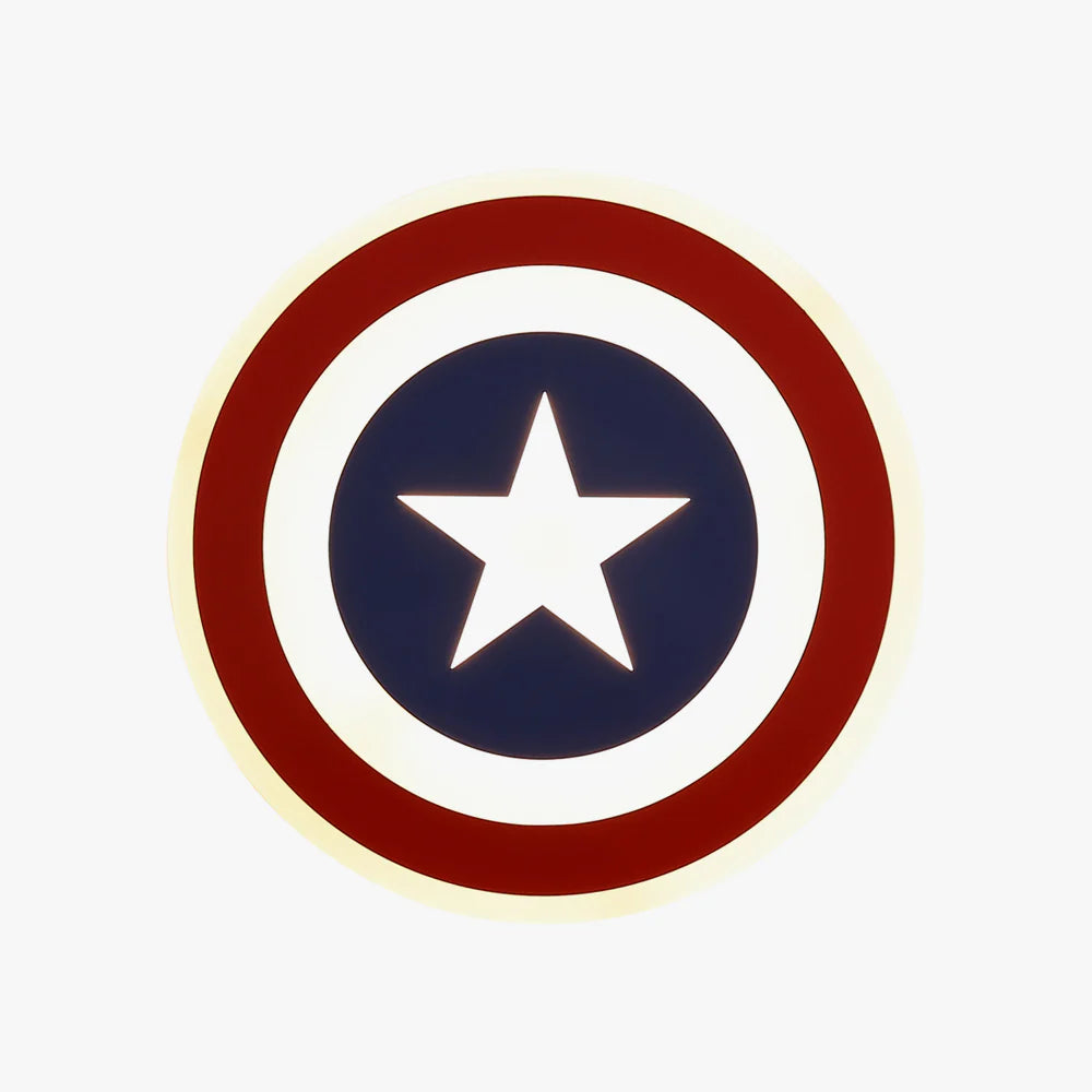 Captain America Shield Wall Lamp