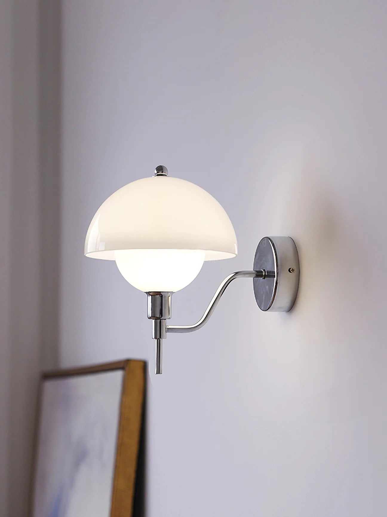 White Cream Wall Lamp