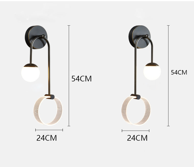 Balanced Circle LED Wall Lamp