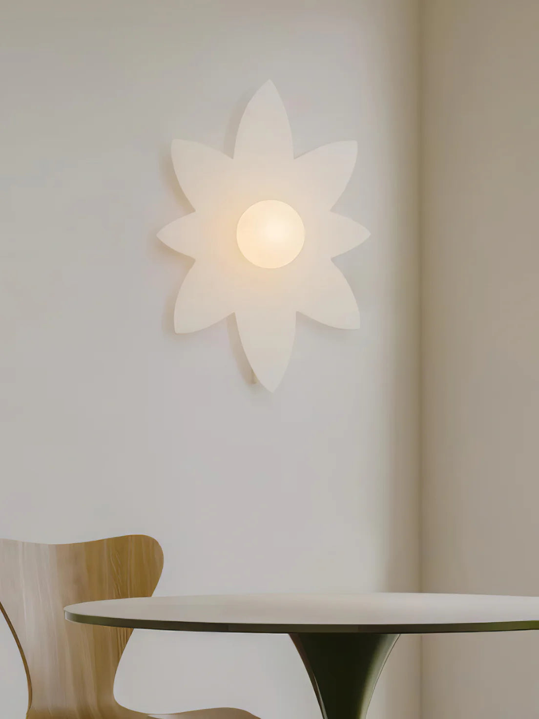 Three-Color Flower Wall Lamp