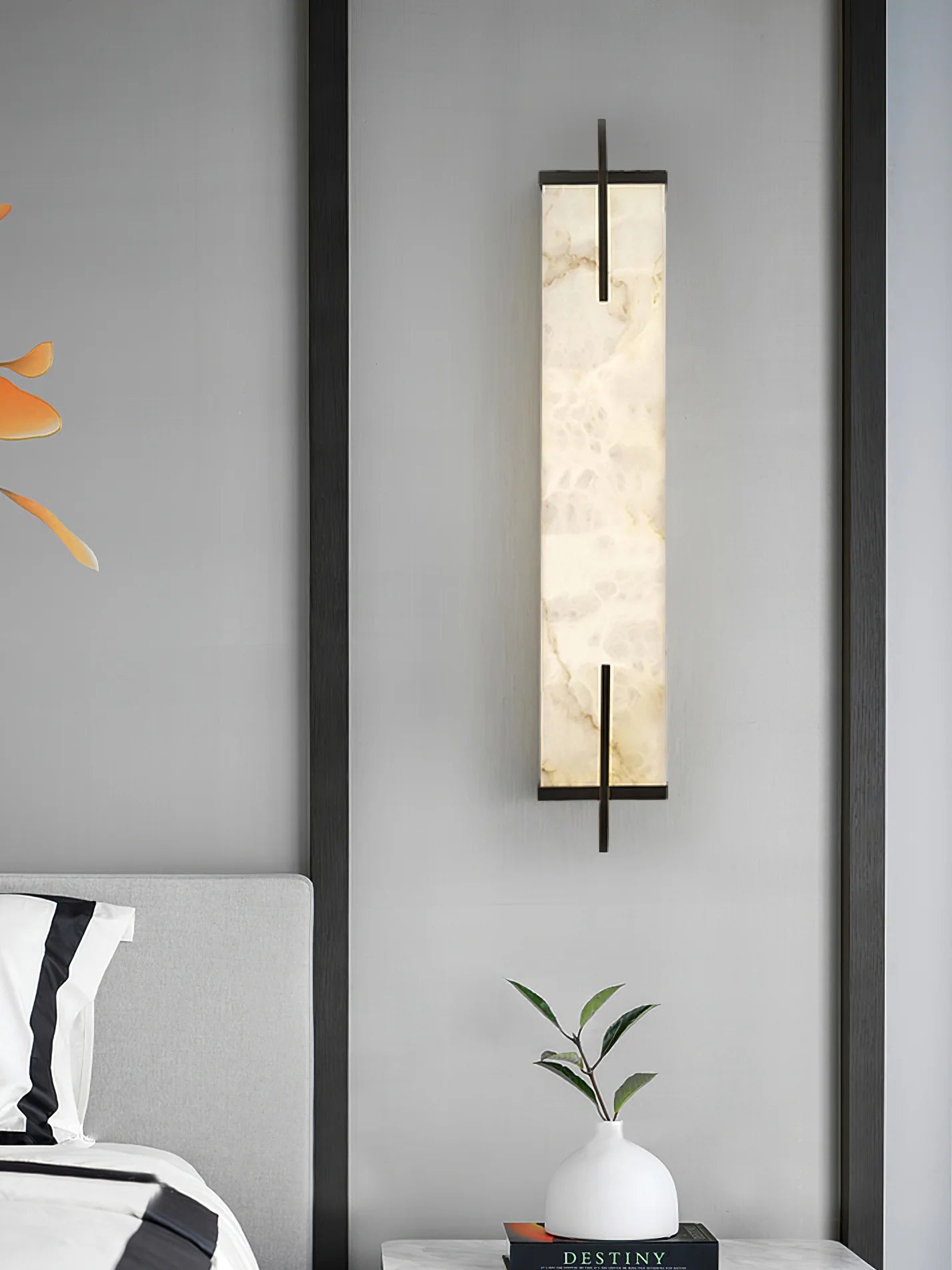 Square Marble Wall Lamp