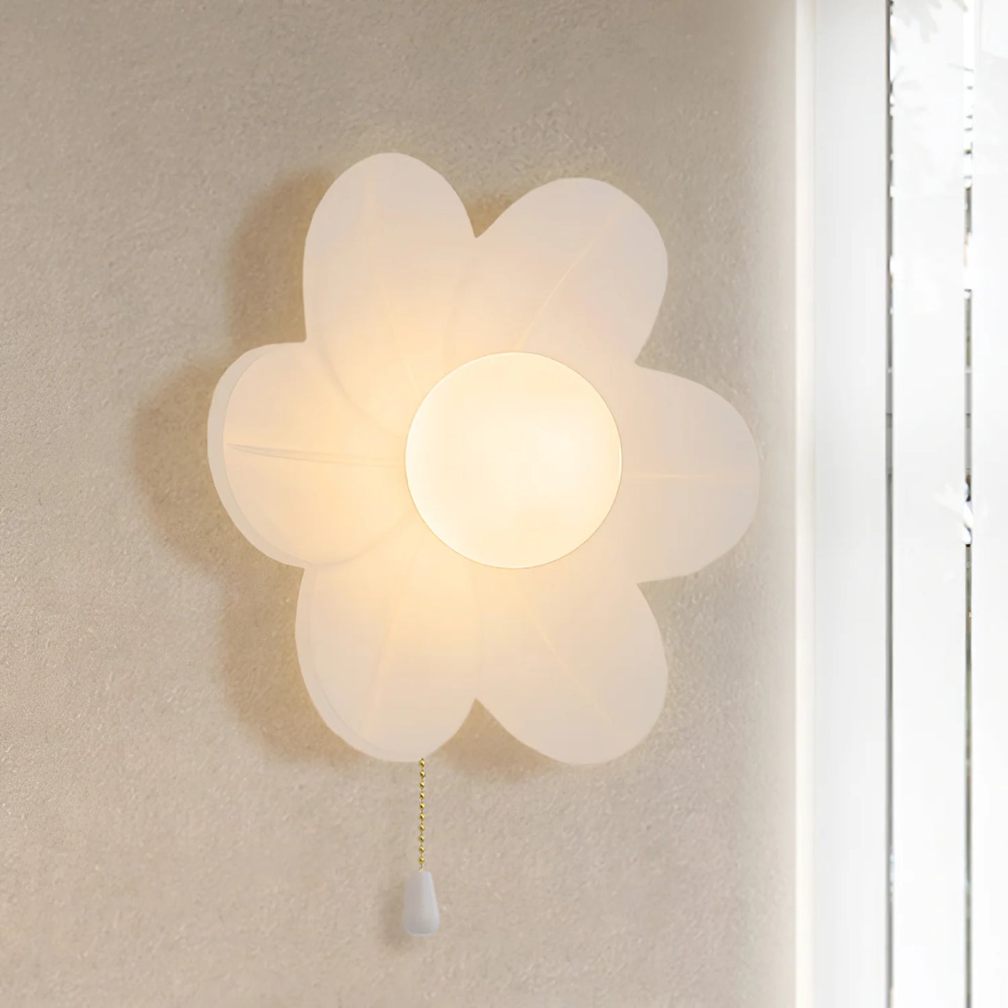 Three-Color Flower Wall Lamp