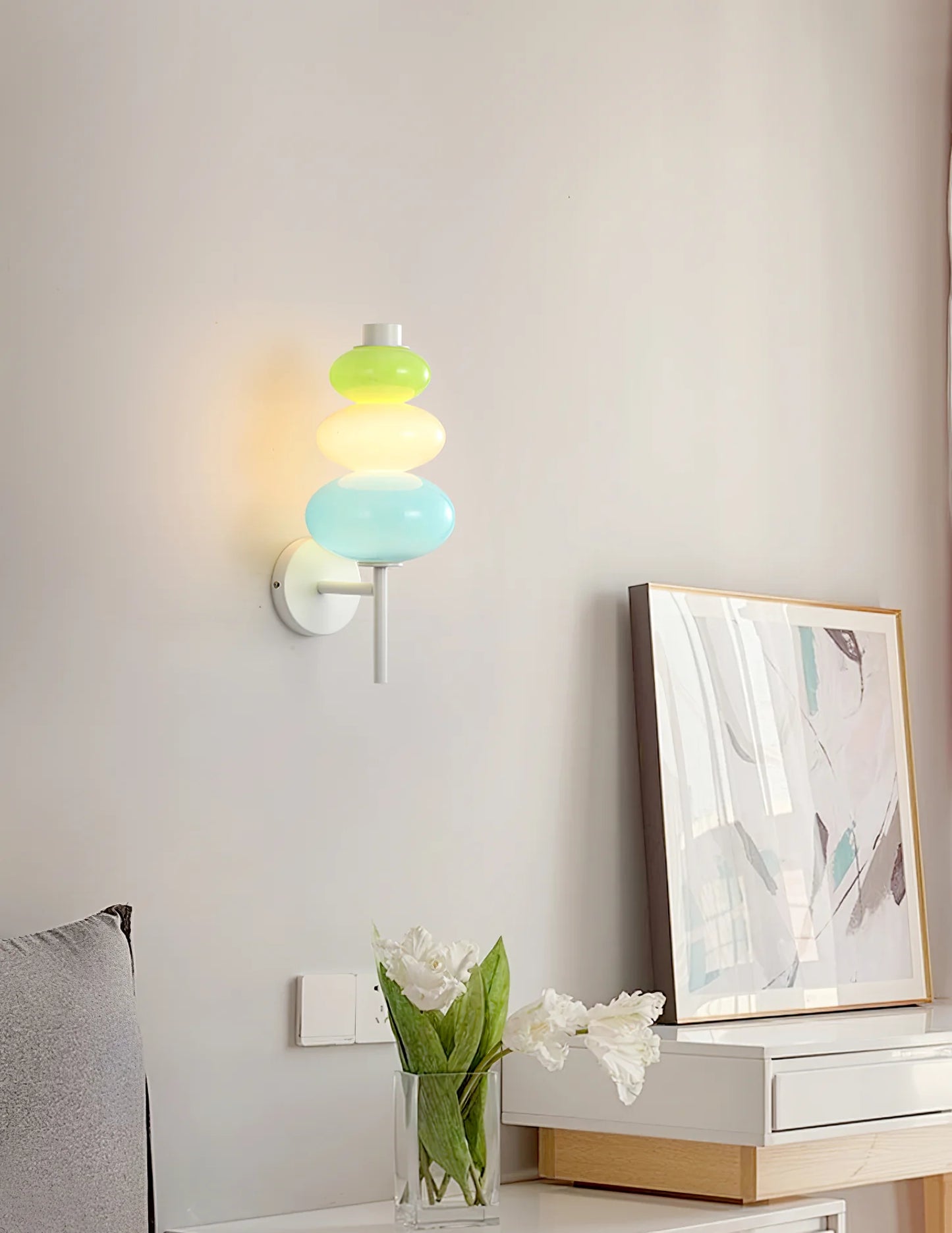 Colored Candy String Wall Lamp