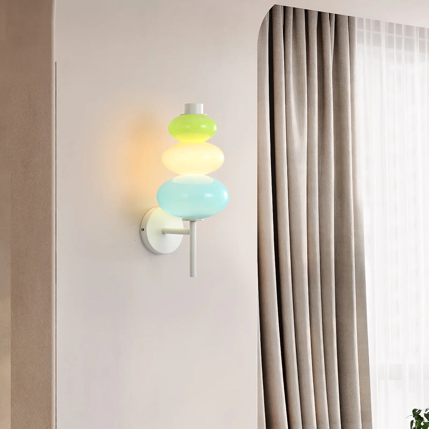 Colored Candy String Wall Lamp