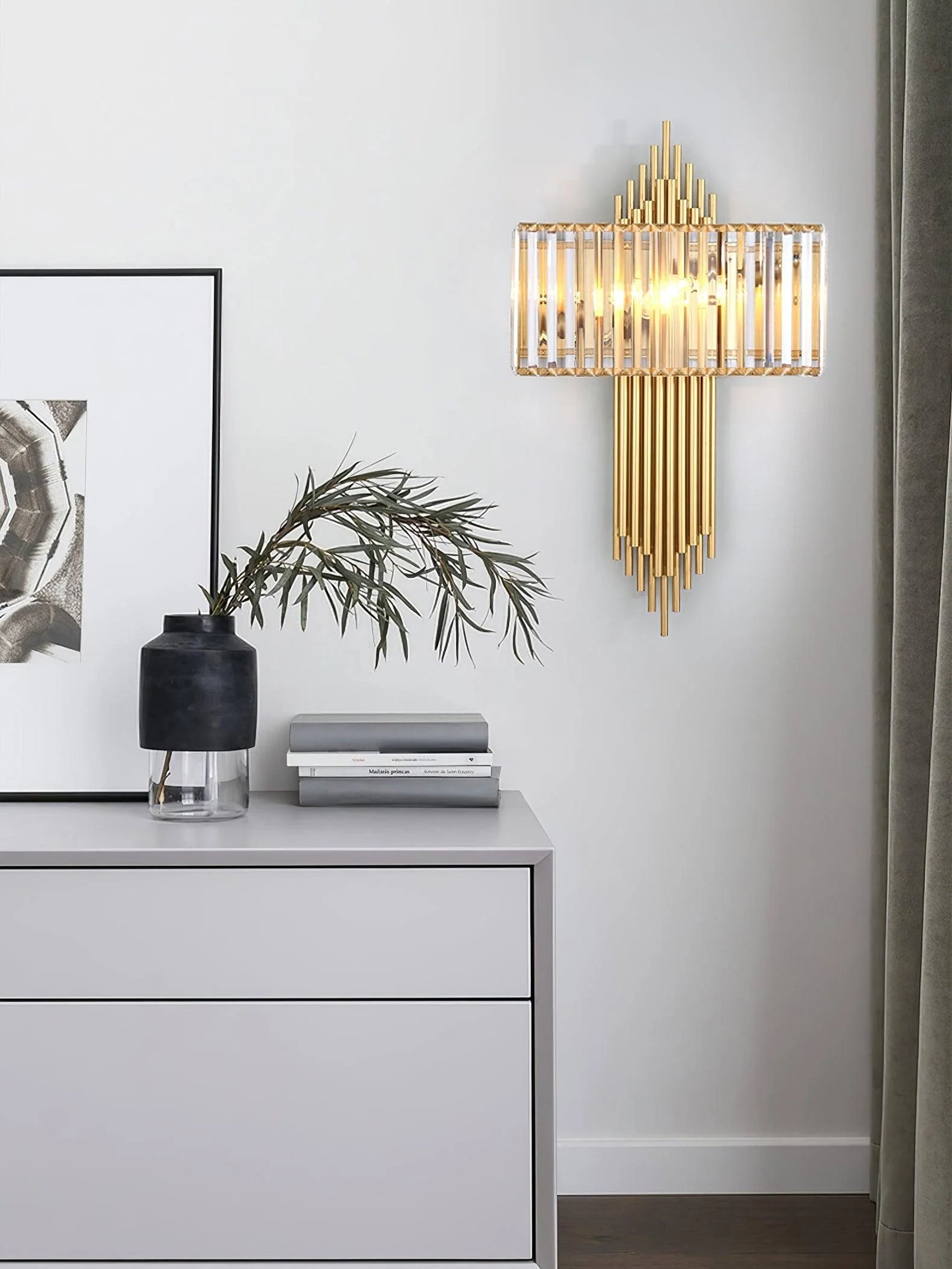 AN Hudson Crystal Wall Lamp