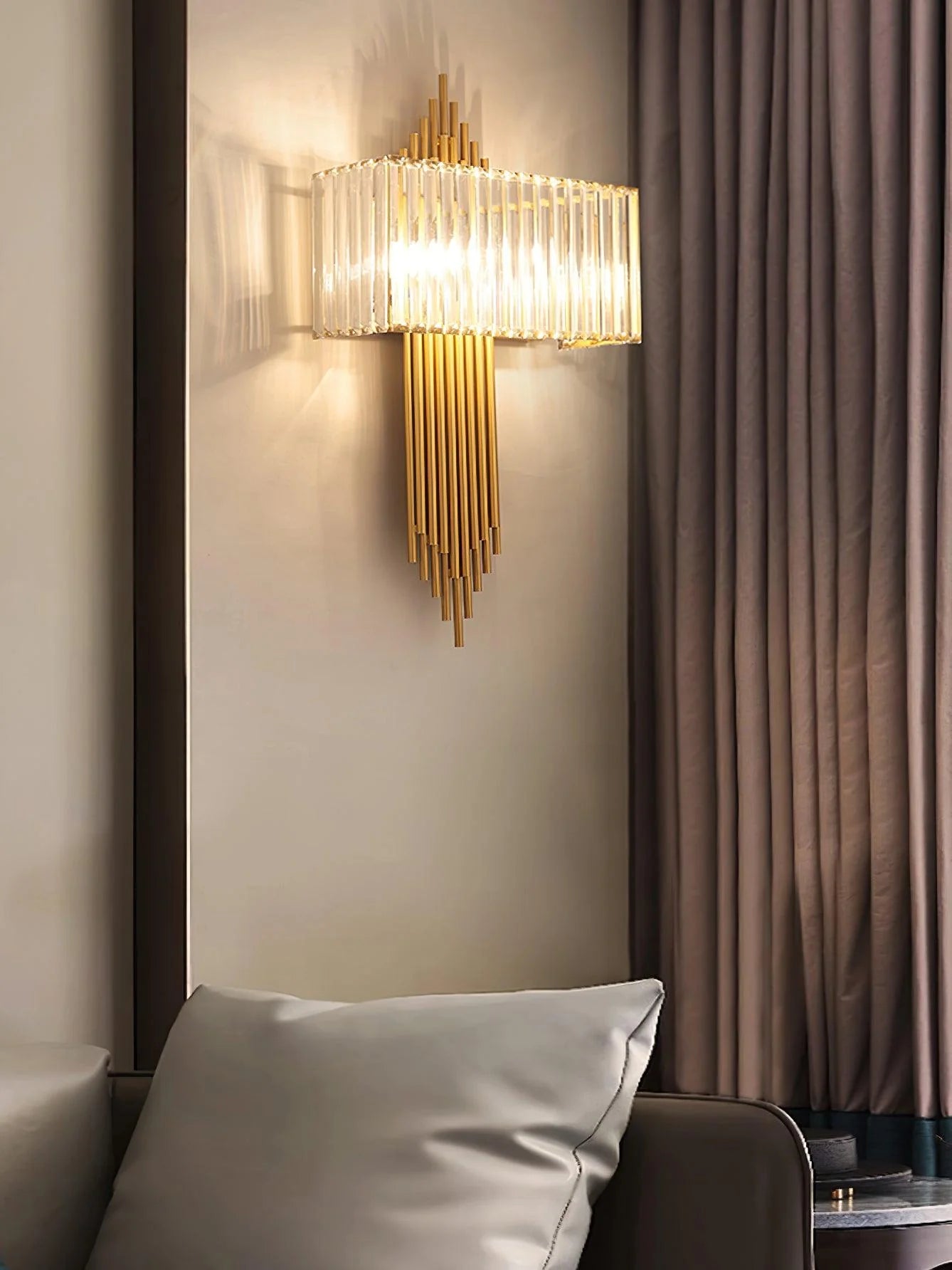 AN Hudson Crystal Wall Lamp