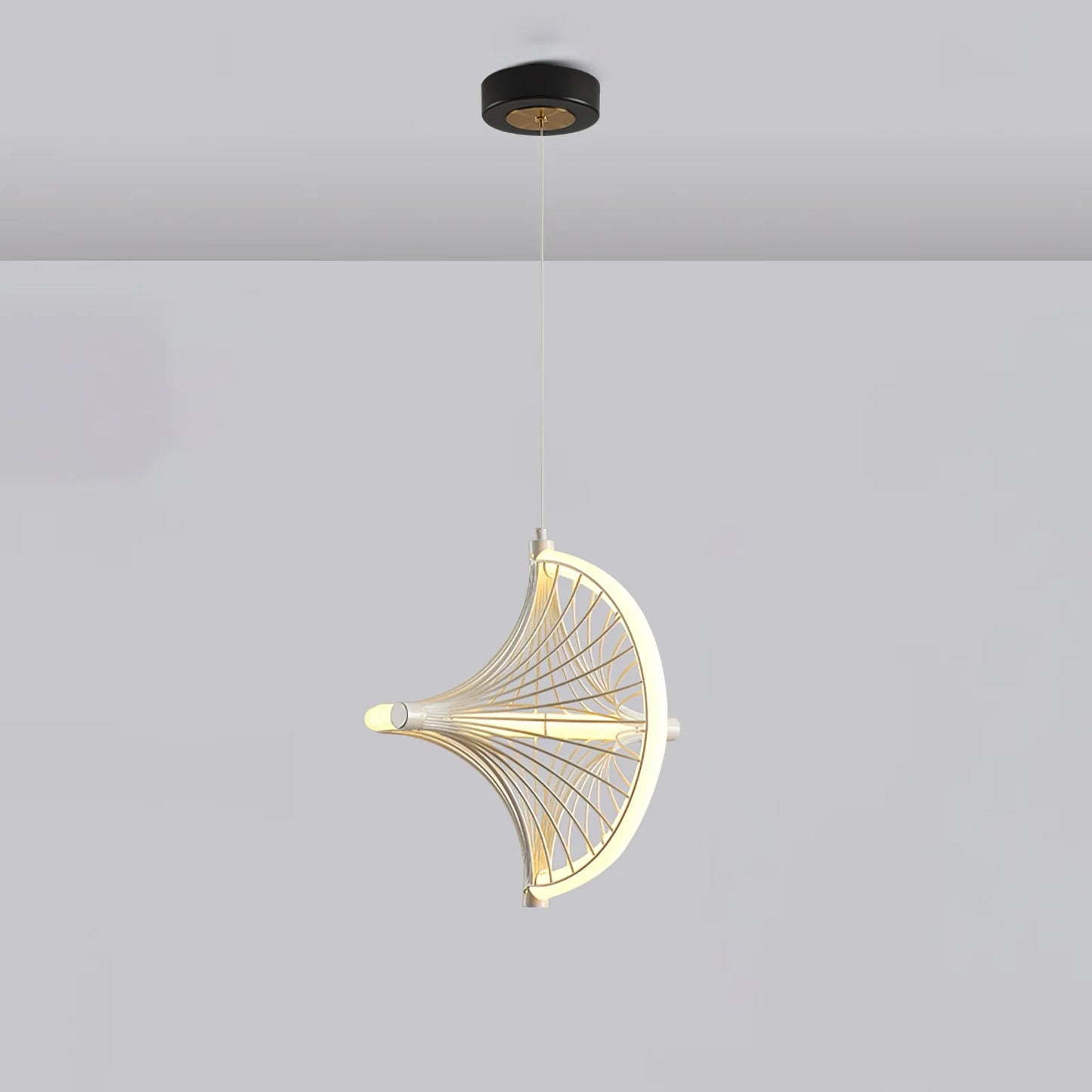 Fan-shaped Pendant Light
