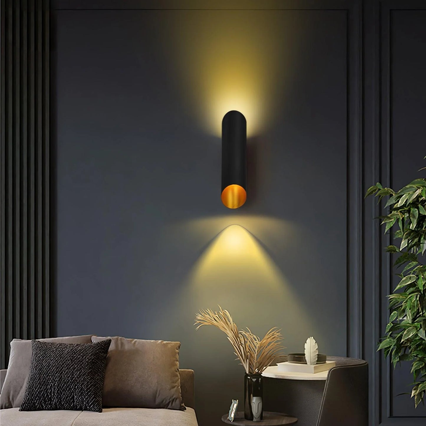 Bevel Bobbin Wall Lamp
