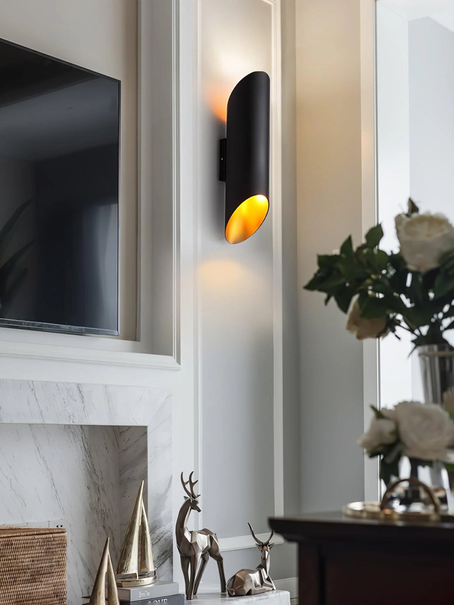 Bevel Bobbin Wall Lamp