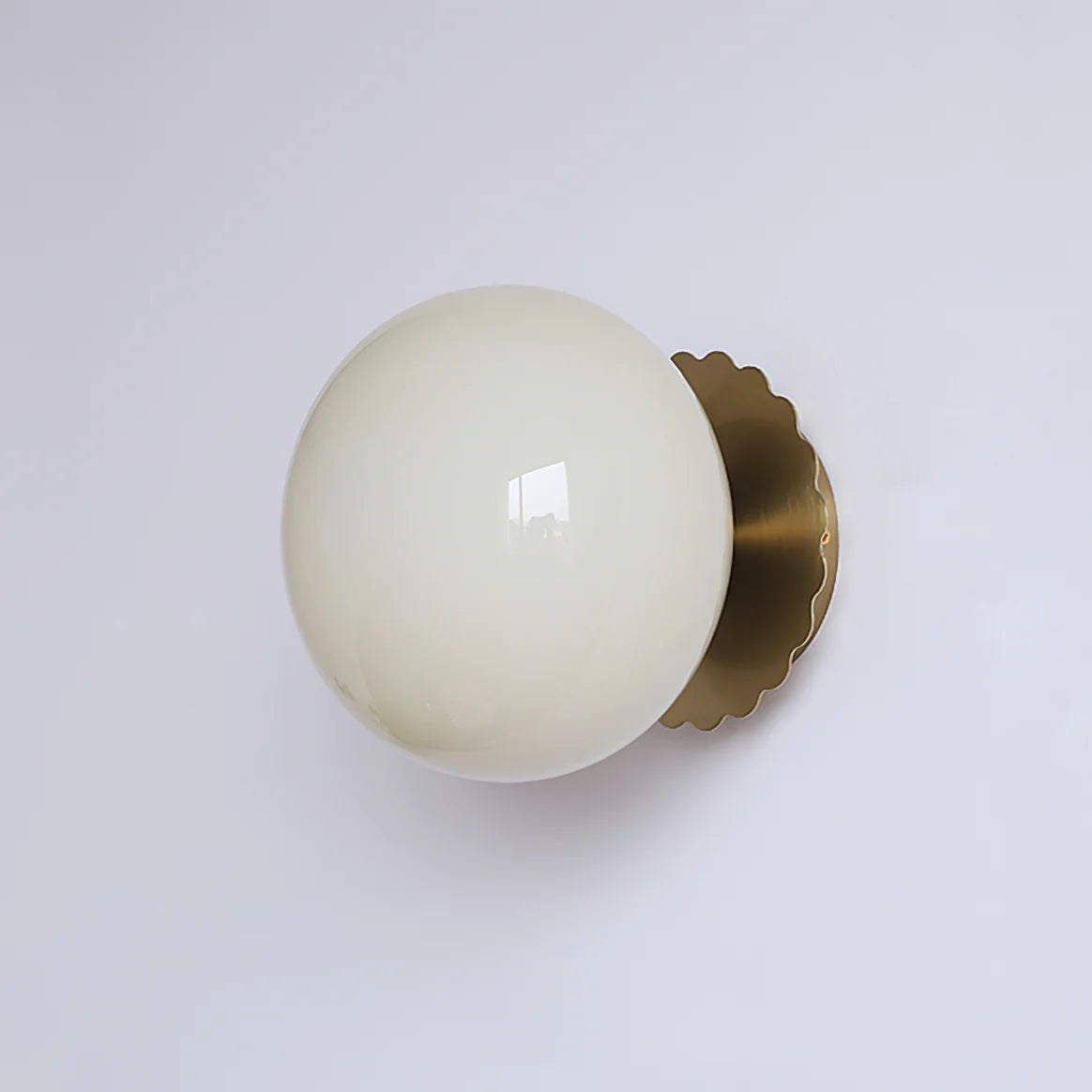 Multicolor Round Glass Wall Lamp