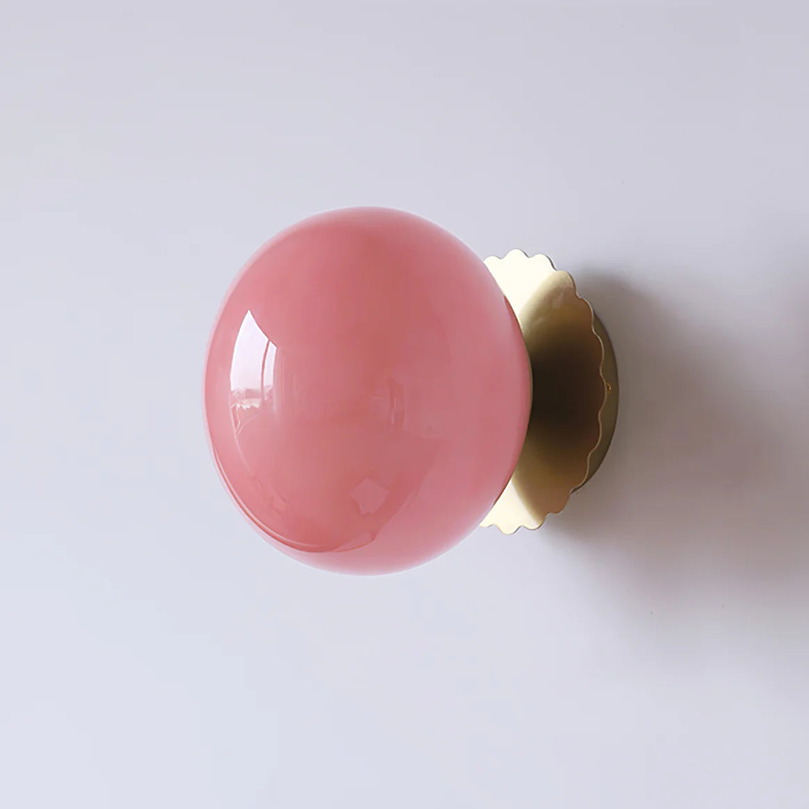 Multicolor Round Glass Wall Lamp