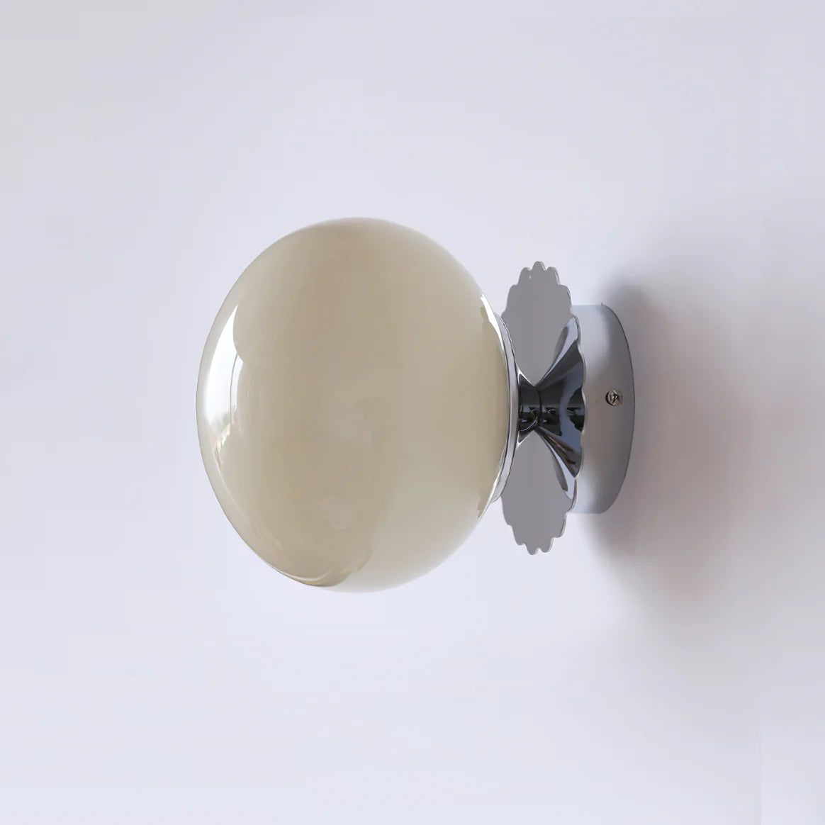 Multicolor Round Glass Wall Lamp