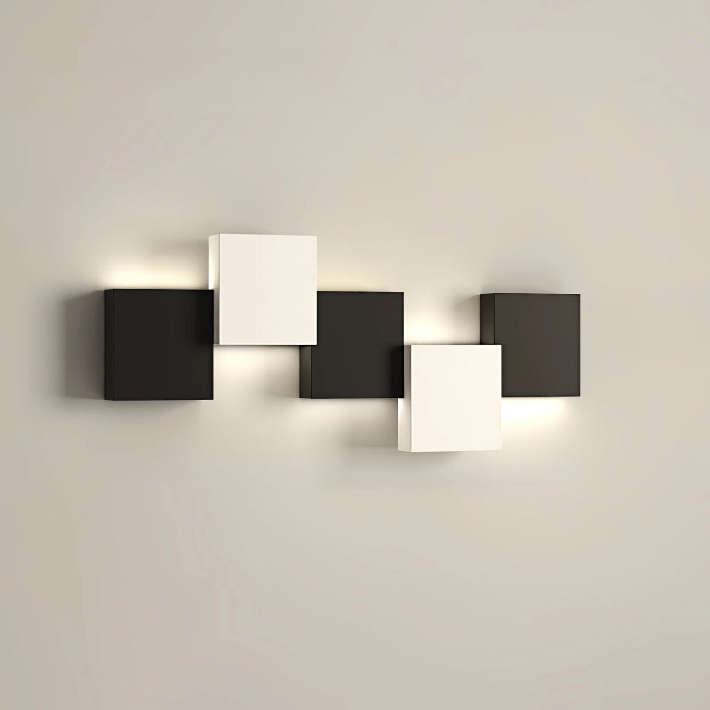 Black And White Piano Key Wall Lamp