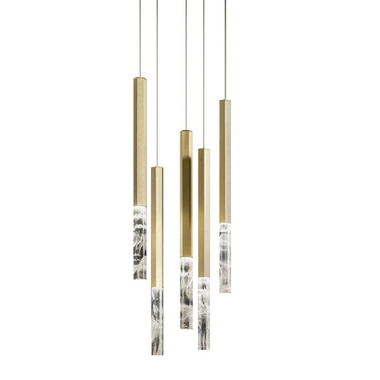 Strip Crystal Pendant Lamp