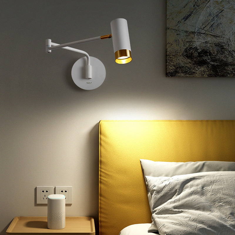 Telescopic Rocker Arm Wall Lamp