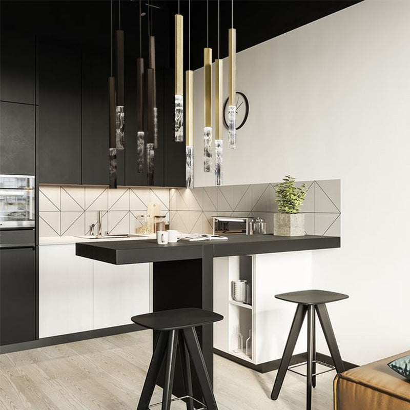 Strip Crystal Pendant Lamp