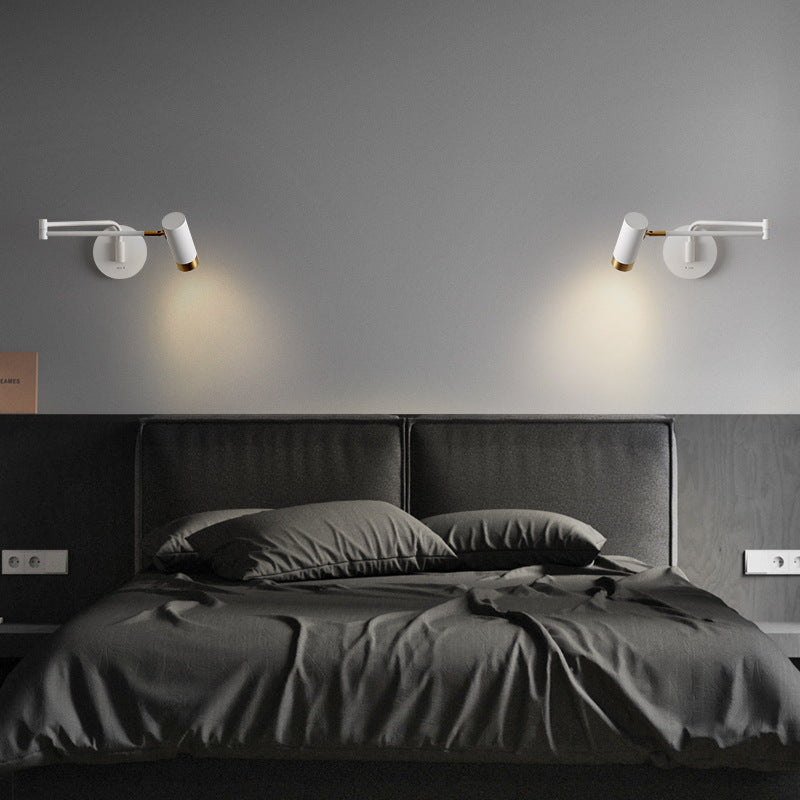 Telescopic Rocker Arm Wall Lamp