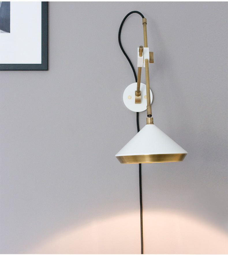 Bamboo Hat Wall Lamp