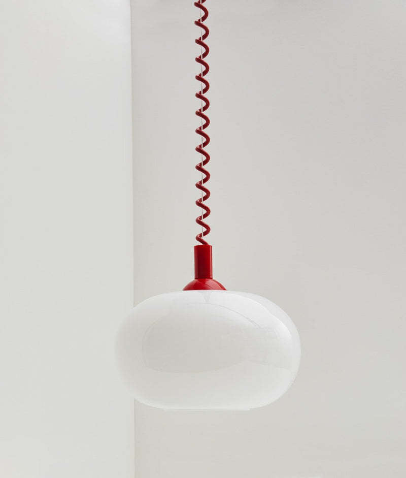 Circular Lifting Glass Pendant Lamp