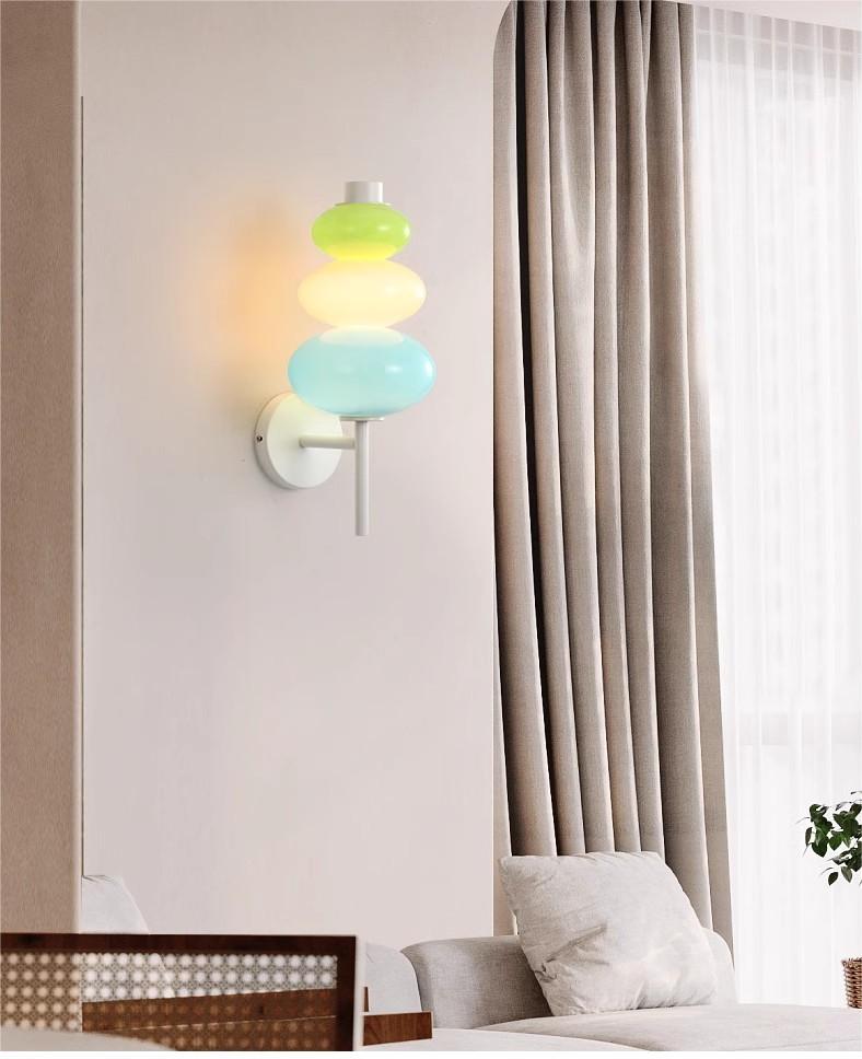 Colored Candy String Wall Lamp