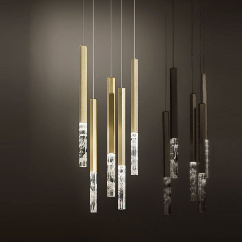 Strip Crystal Pendant Lamp