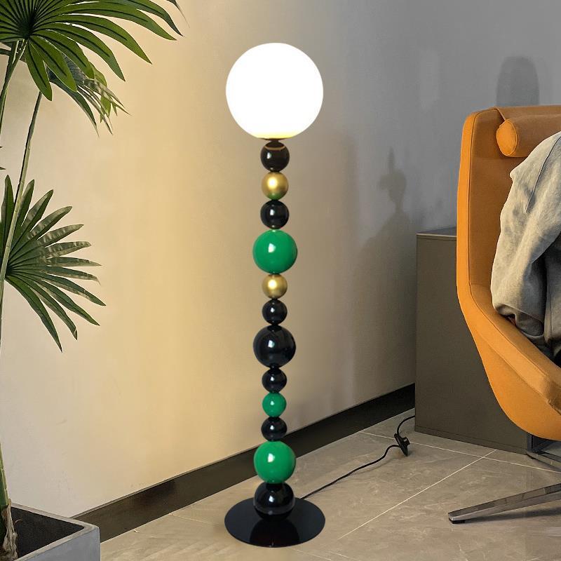 Colorful Beaded Floor Lamp