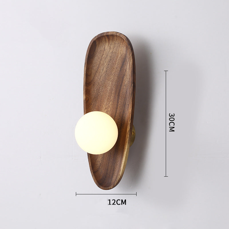 Black Walnut Wall Lamp