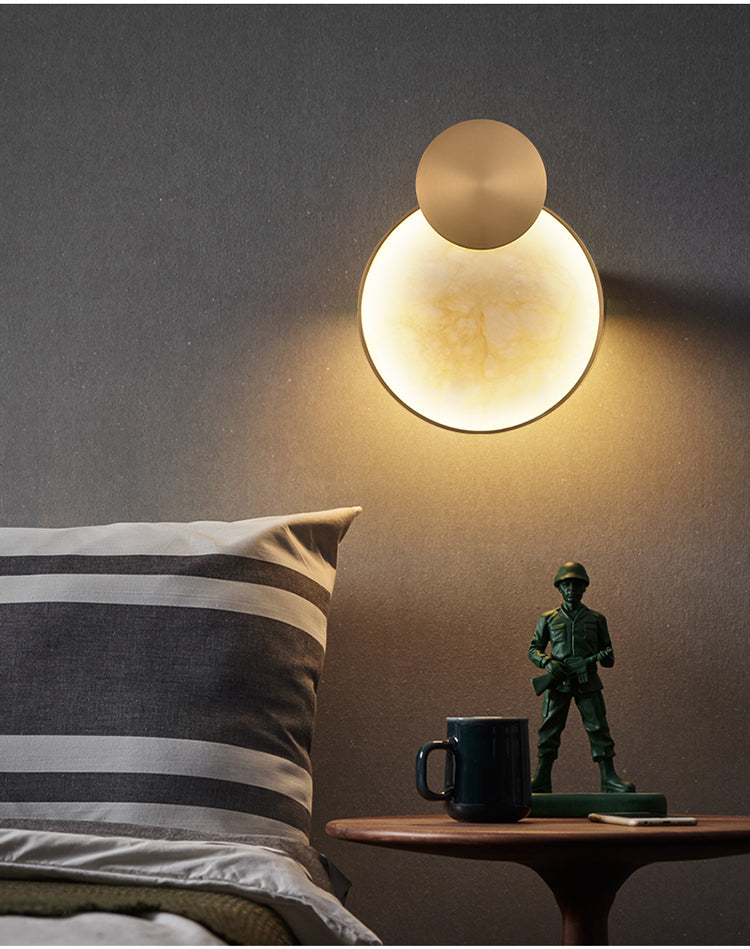 Moon Marble Wall Lamp