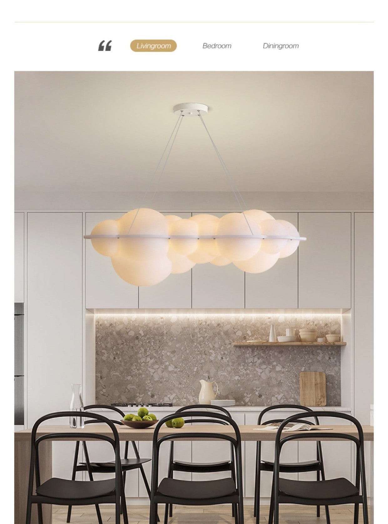 Nuvola Cloud Chandelier Light