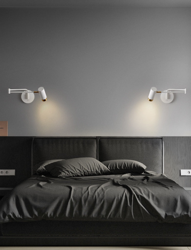 Telescopic Rocker Arm Wall Lamp