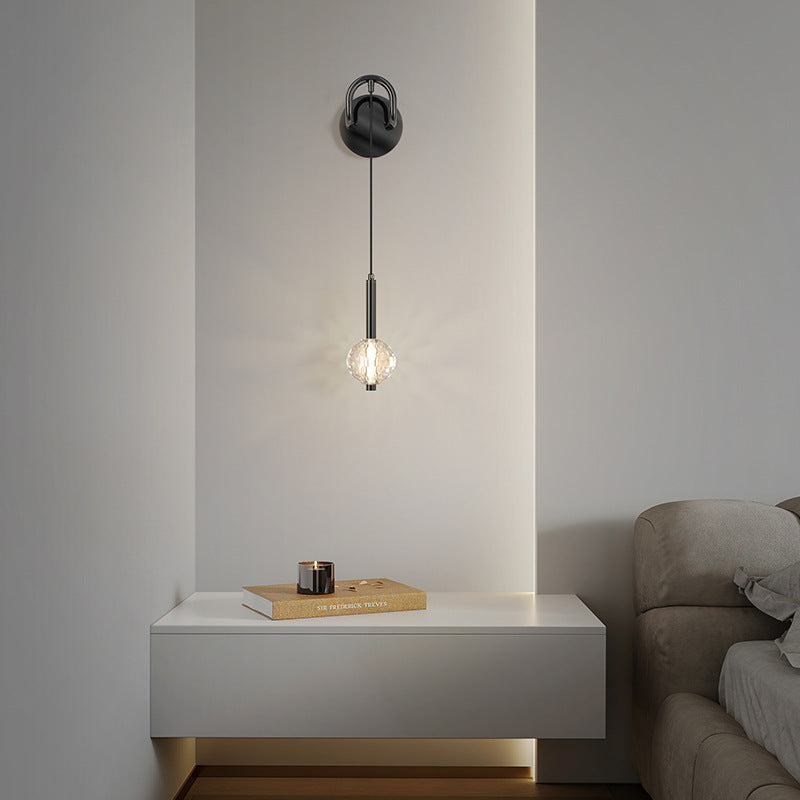Crystal Ball LED Wall Lamp