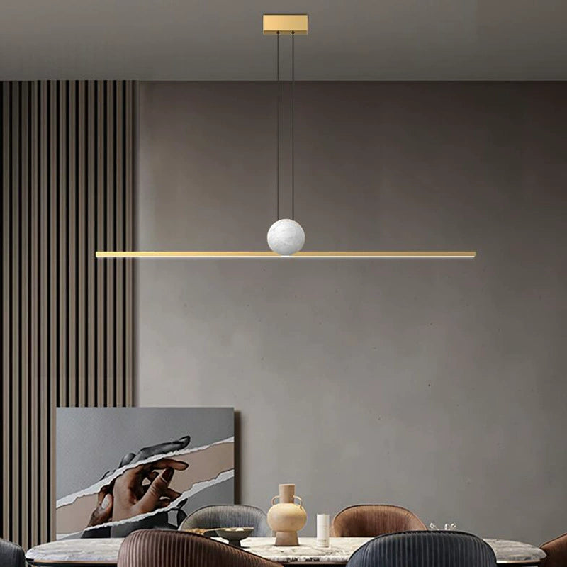 Marble Linear Pendant Light