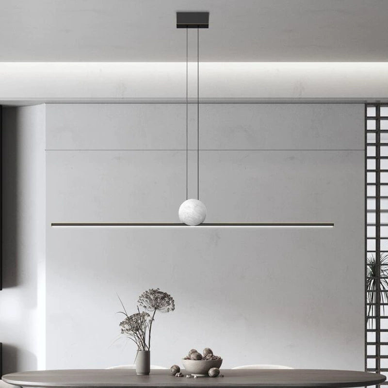 Marble Linear Pendant Light