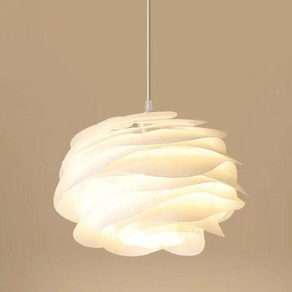White Rose Pendant Light