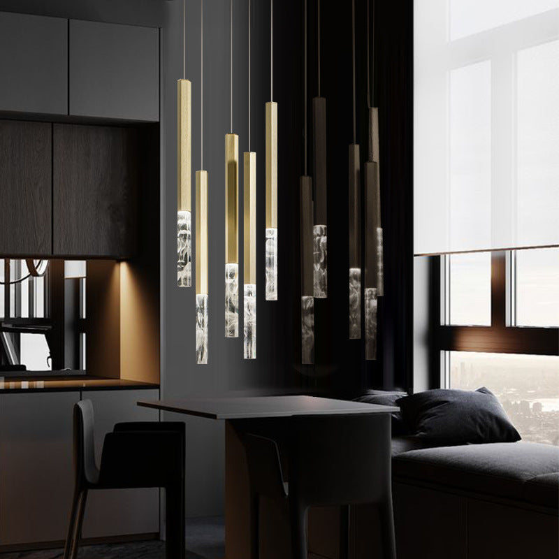 Strip Crystal Pendant Lamp