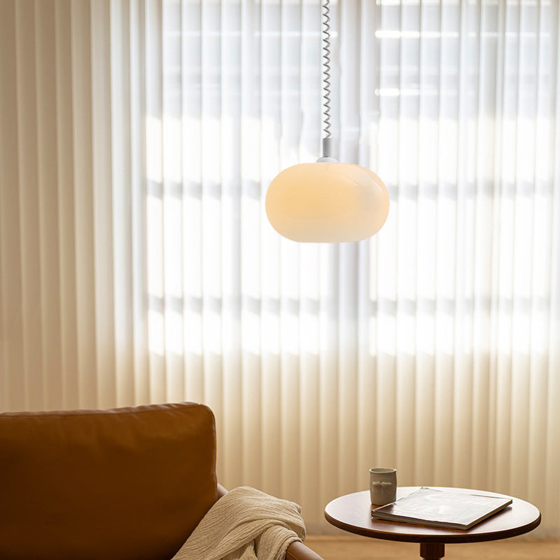 Circular Lifting Glass Pendant Lamp