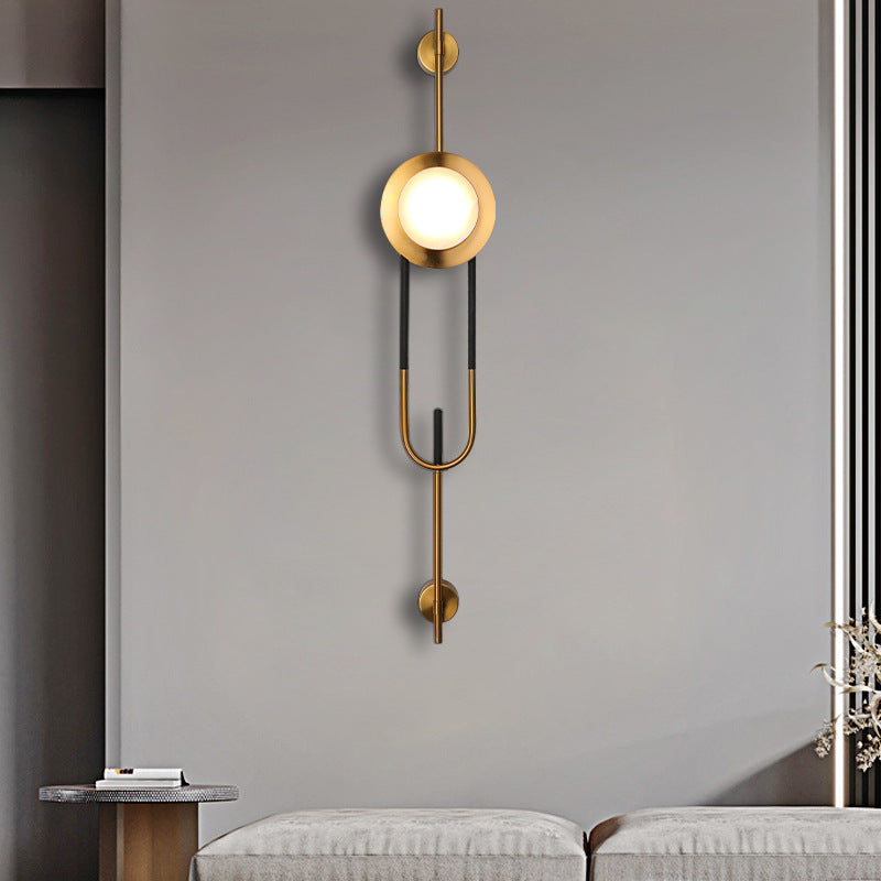 Marble Long Pole Wall Lamp