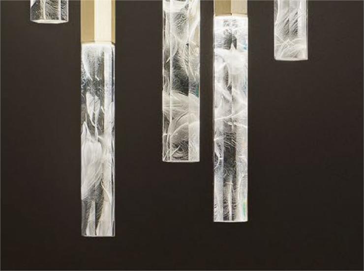 Strip Crystal Pendant Lamp