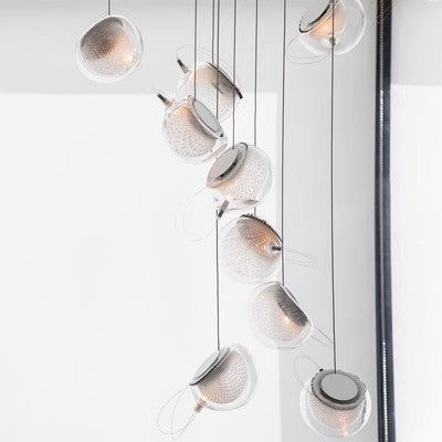 Puffer Glass Pendant Light