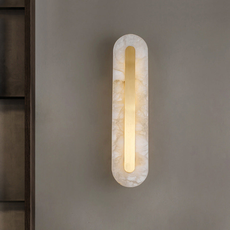 Marble Round Wall Lamp