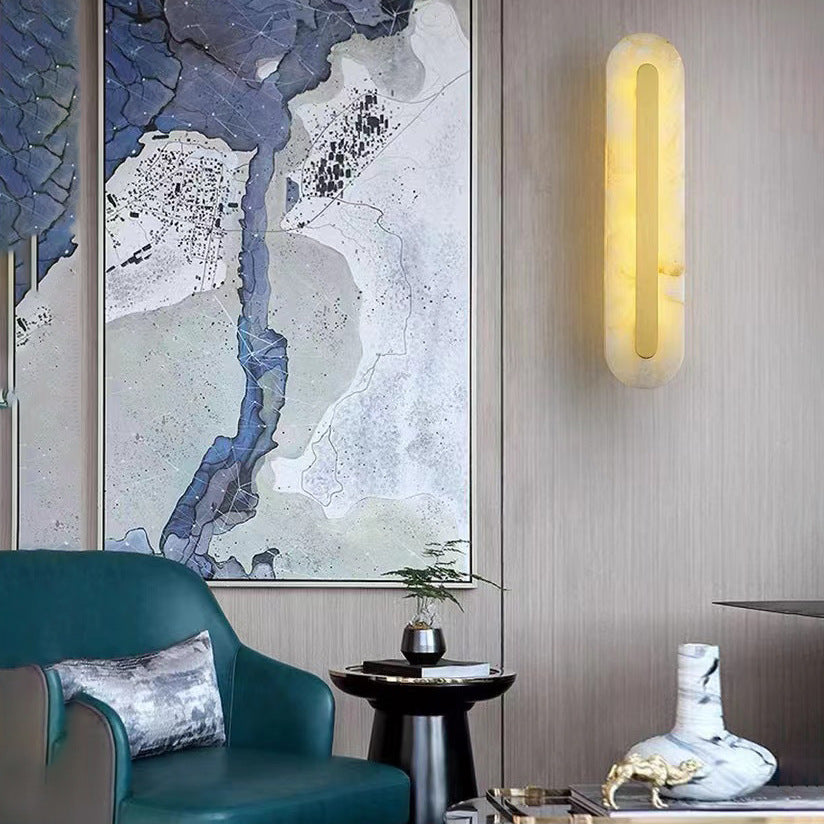 Marble Round Wall Lamp