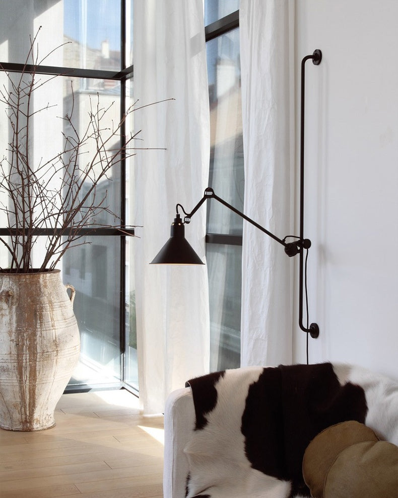 Long Arm Rocker Wall Lamp