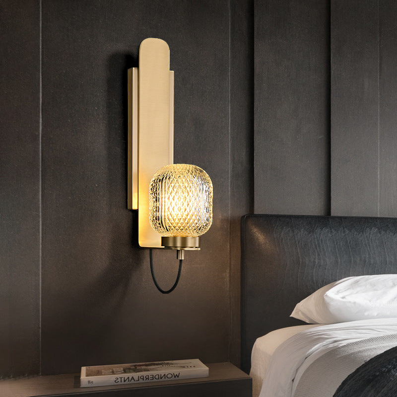 Pineapple Crystal Wall Lamp