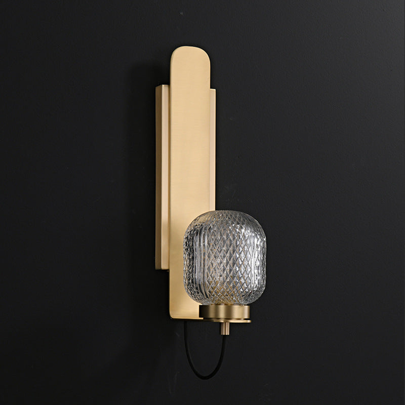 Pineapple Crystal Wall Lamp