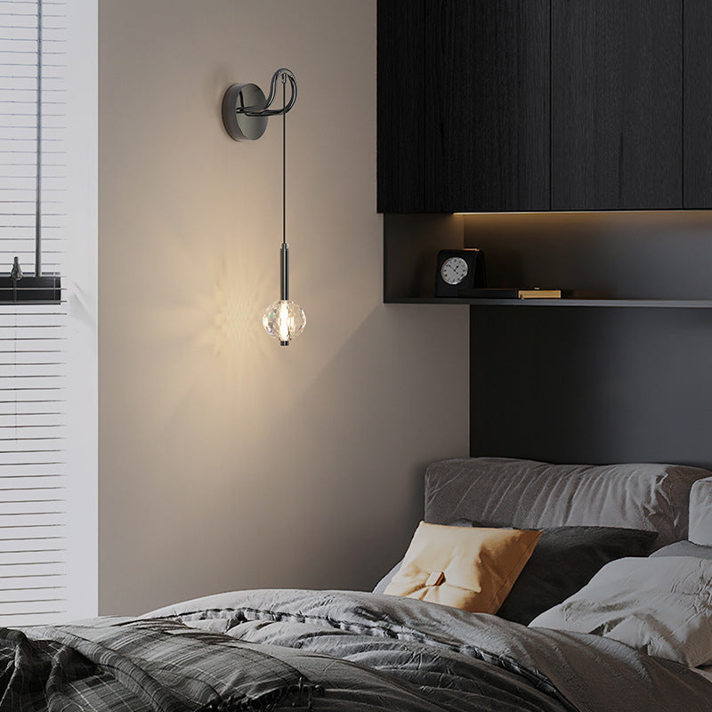 Crystal Ball LED Wall Lamp