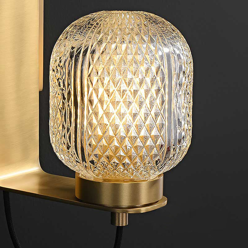 Pineapple Crystal Wall Lamp