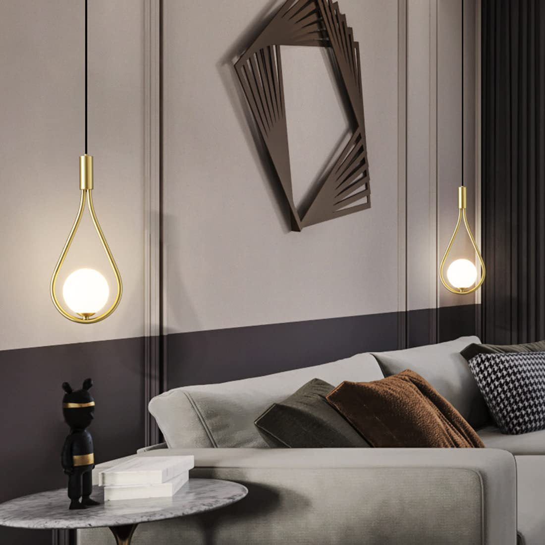 Glass Ball Pendant Light