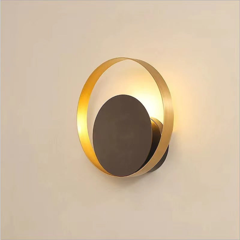 Round Eclipse Shell Wall Lamp