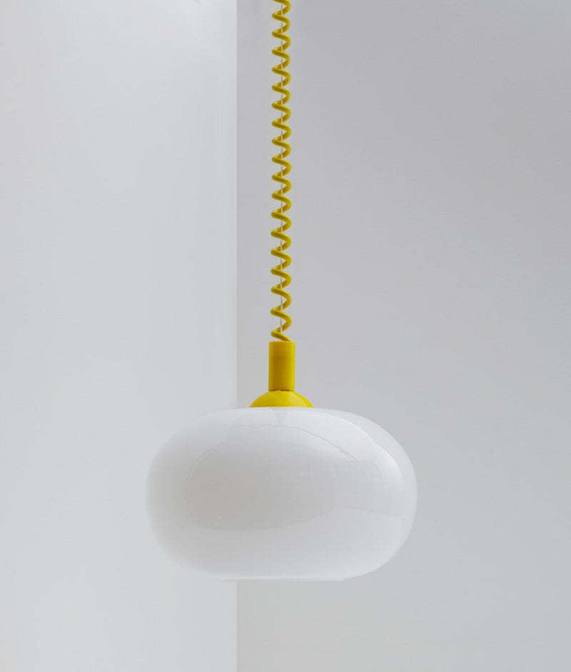 Circular Lifting Glass Pendant Lamp