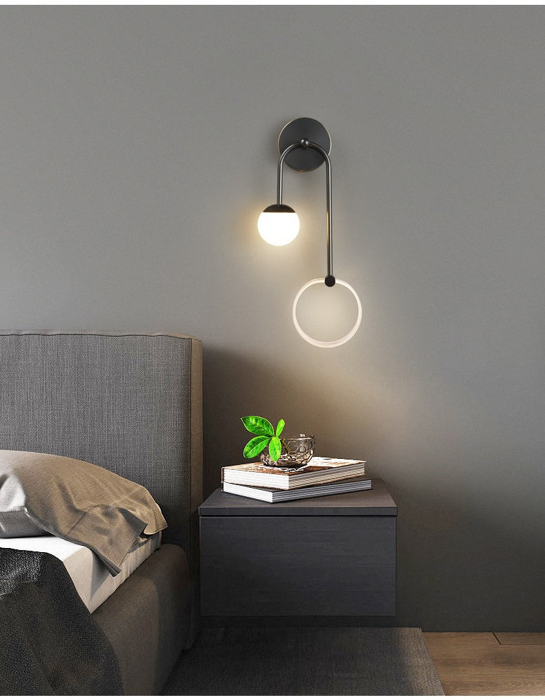 Balanced Circle LED Wall Lamp